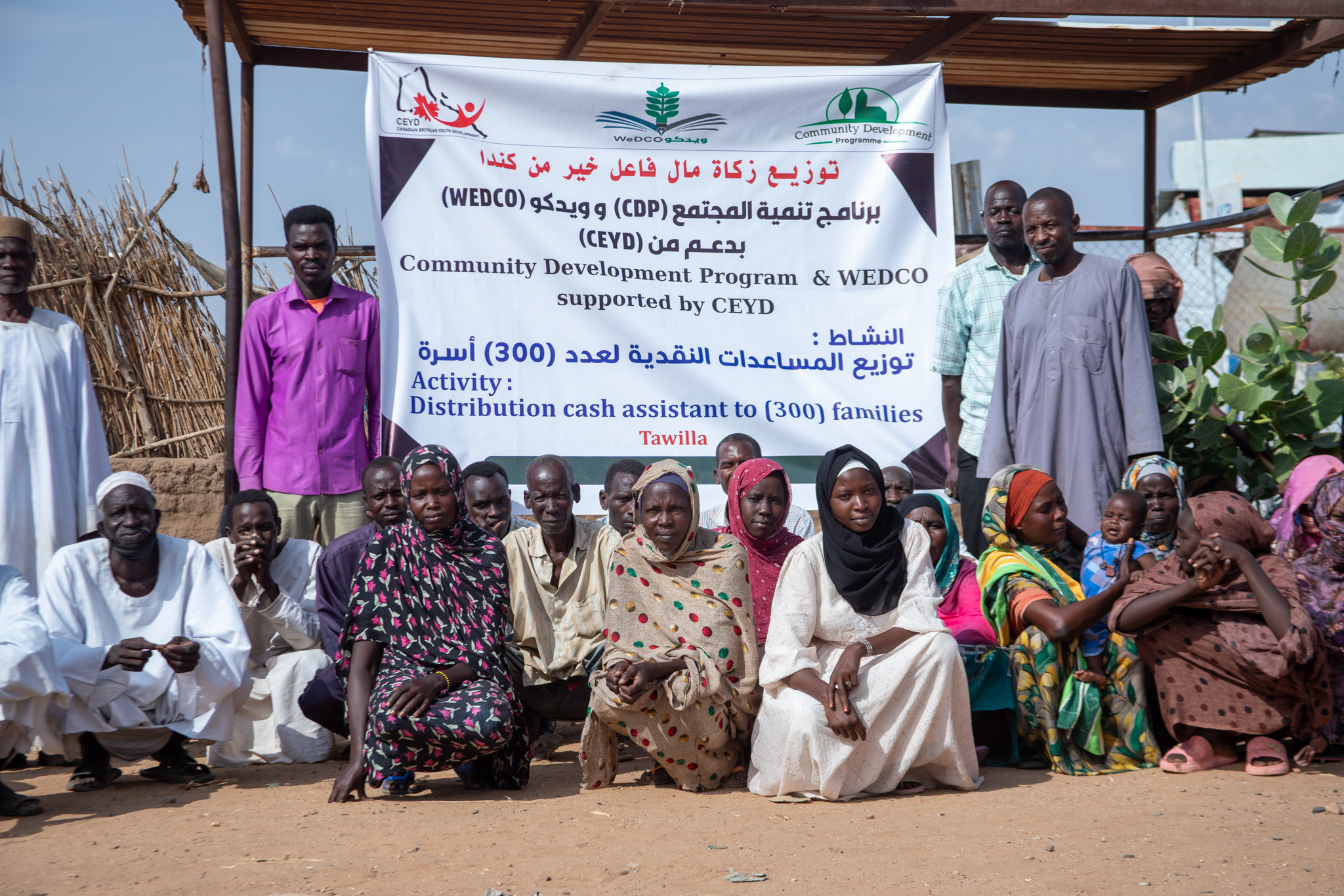 distribution cash assistance to 300 household in Tawila-North Darfur, Sudan